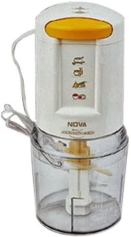 Nova NM 101 Home Appliances Plastic 350 Watts 220 W Hand Blender, Stand Mixer, Chopper, Electric Whisk(White) Nova NM 101 Home Appliances Plastic 350 Watts 220 W Hand Blender, Stand Mixer, Chopper, Electric Whisk(White)