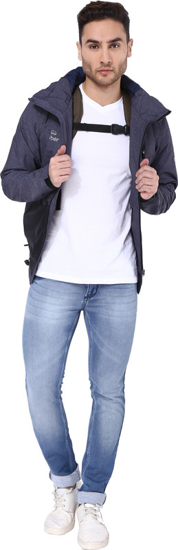 hiber Full Sleeve Harringbone Men & Women Jacket