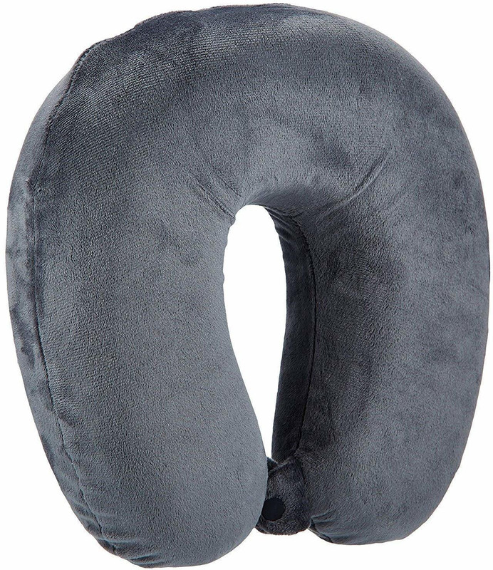 grey neck pillow