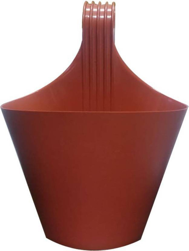 anand vatika Plastic pot hook maroon Plant Container(Plastic, External Height - 29 cm)