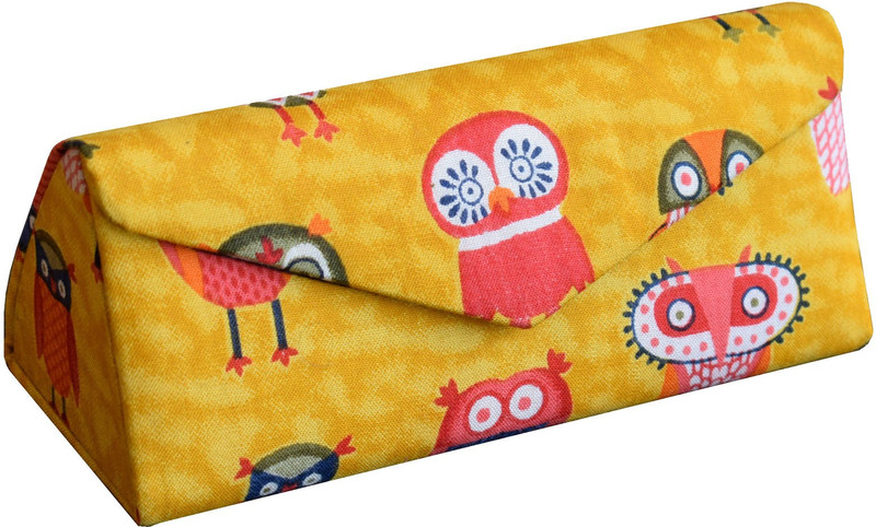 5elementz yellow owl print sunglasses cover Cosmetic Bag(Yellow)