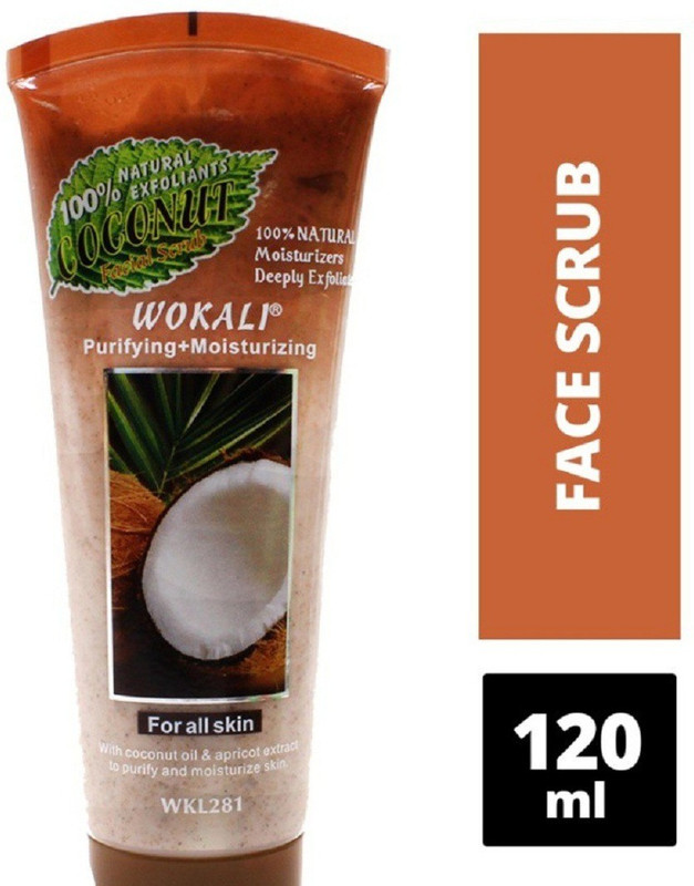 wokali COCONUT FACIAL SCRUB Scrub(120 ml)
