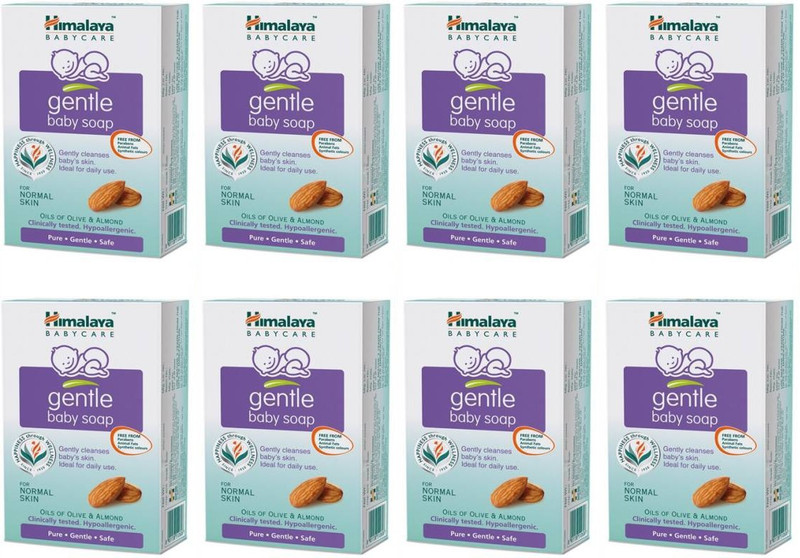 Himalaya Herbals BABY SOAP 8 PACK X 75 g EACH(600 g)