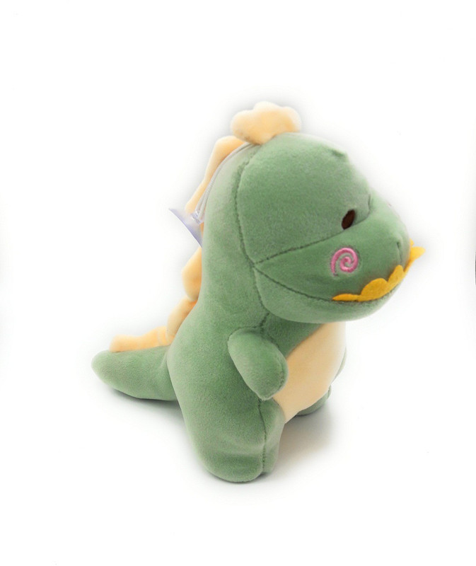 unique toy world Soft Cartoon Cuddly Dinosaur  - 30 cm(Multicolor)