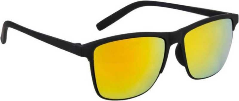 layd Rectangular, Wayfarer Sunglasses(Yellow)