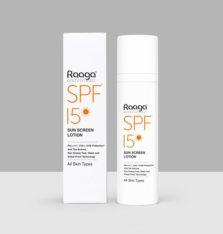 raaga SPF 15 Sun Screen Lotion - SPF 15 PA++++(80 g)