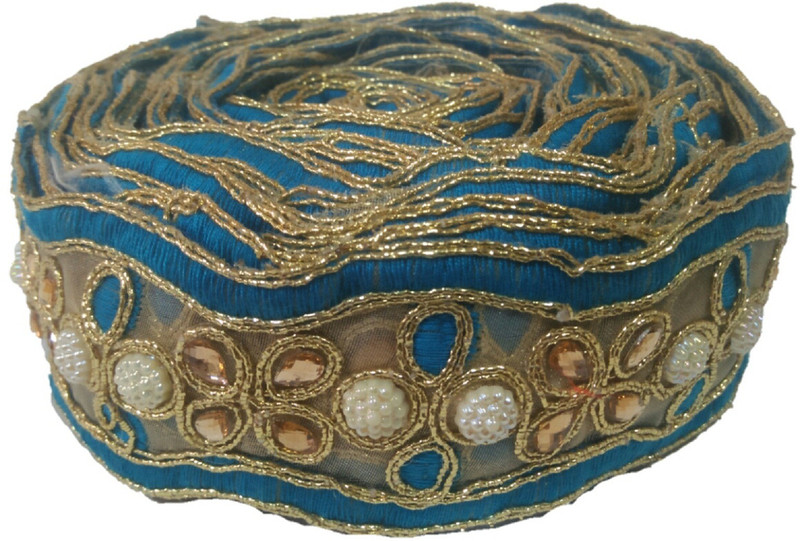 ramdev lace _embroidery work_hand work_Rama color
