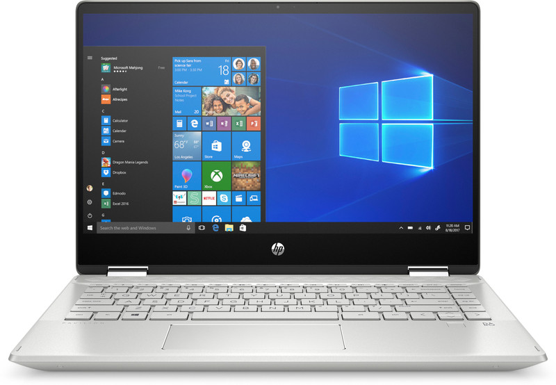 HP Pavilion x360 Core i3 8th Gen - (4 GB/1 TB HDD/256 GB SSD/Windows 10 Home/2 GB Graphics) 14-dh0044TX 2 in 1 Laptop(14 inch, Mineral Silver, 1.65 kg, With MS Office)