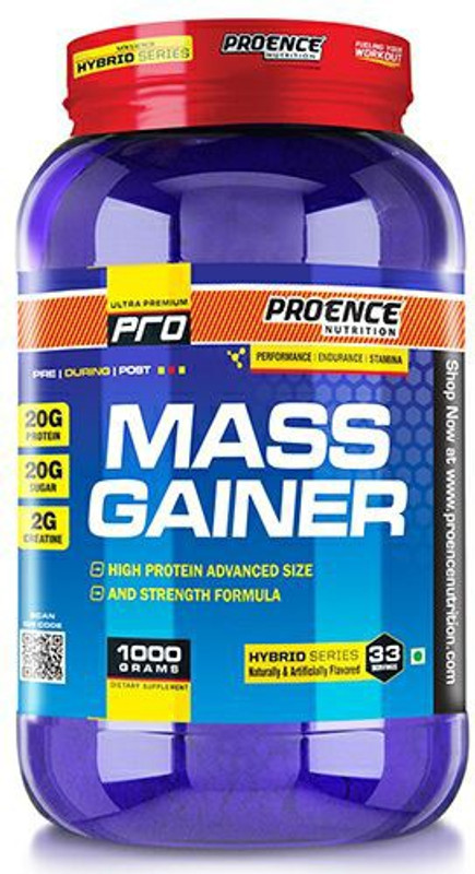 PROENCE MASS GAINER Weight Gainers/Mass Gainers(1 kg, VANILLA)