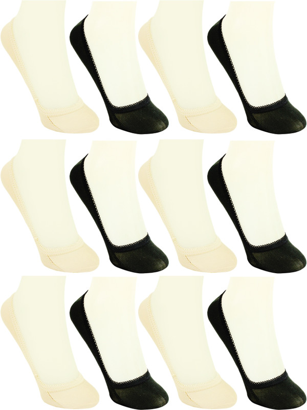 Neska Moda Women Solid Peds/Footie/No-Show(Pack of 12)
