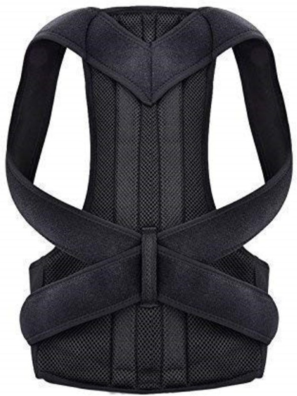 fayby back pain relief belt Back & Abdomen Support(Black)