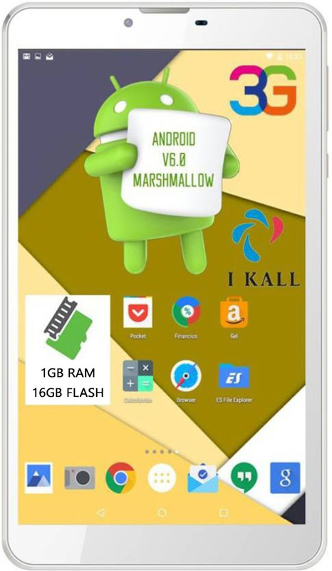 I Kall N9 16 GB 7 inch with Wi-Fi+3G Tablet (White)