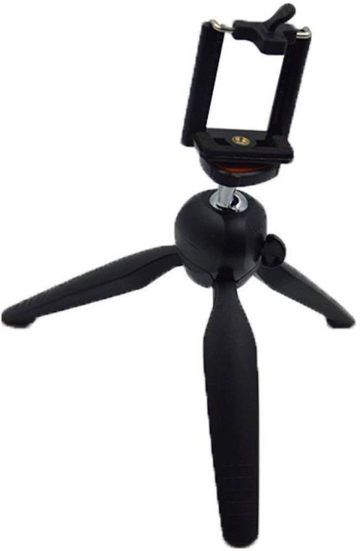 ulfat Mini tripod YT-228 high-quality universal Mount Tripod Ball Head(Black, Supports Up to 700 g)