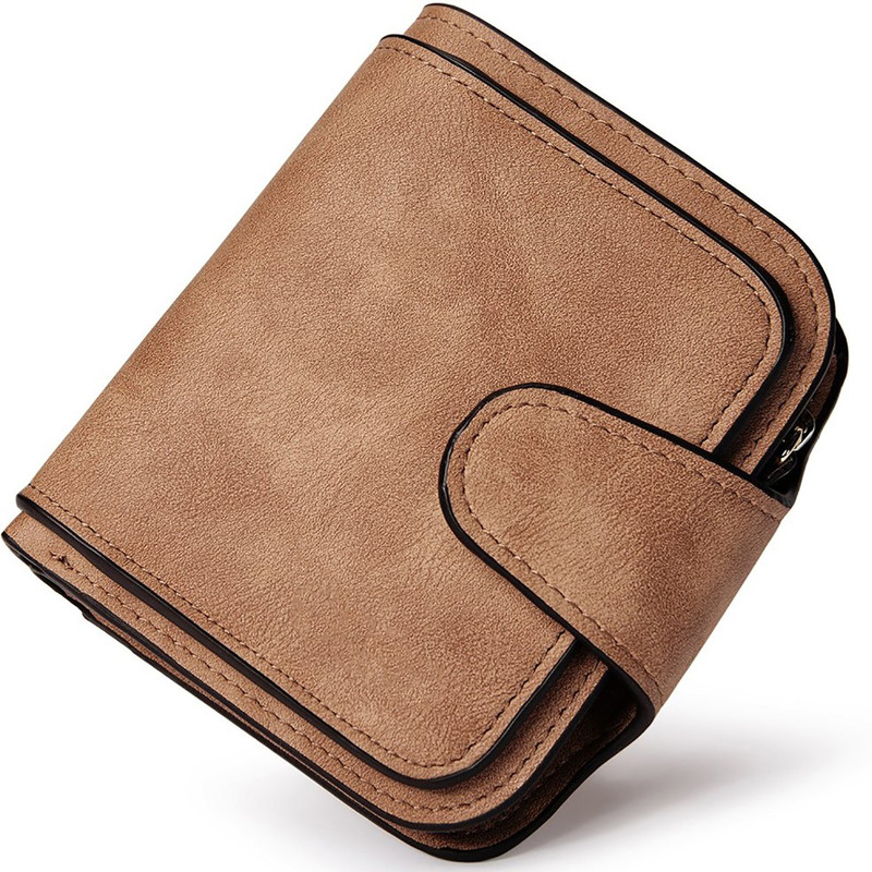 LAWMAN PG3 Women Casual Brown Artificial Leather Wallet(8 Card Slots)