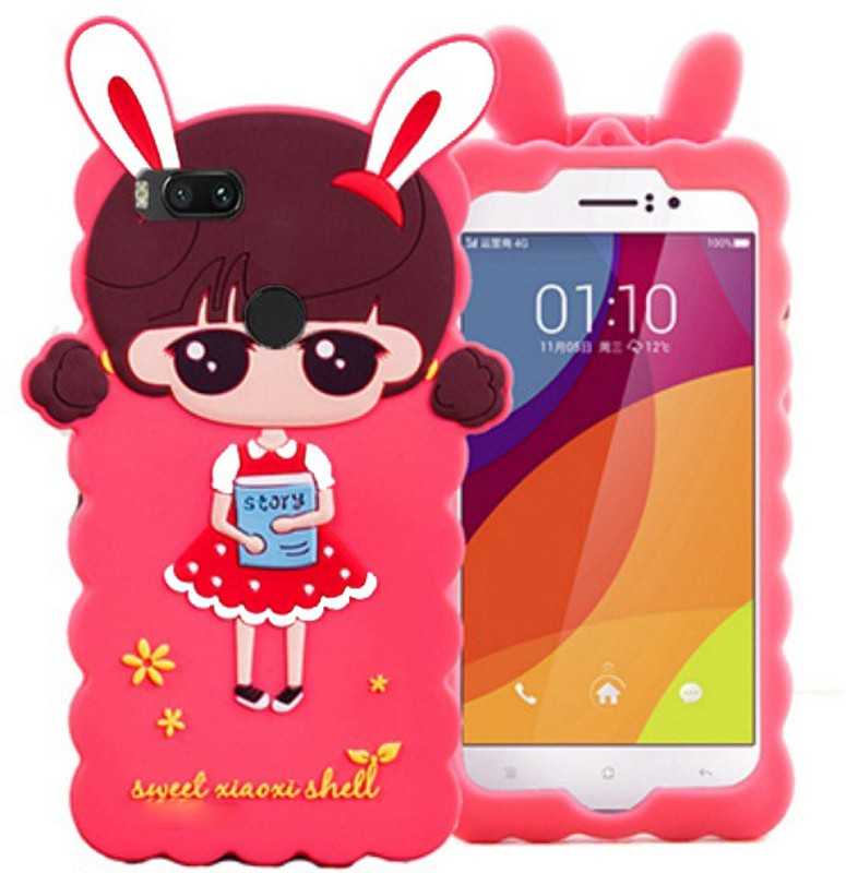 woozy Back Cover for Mi A1(Pink)