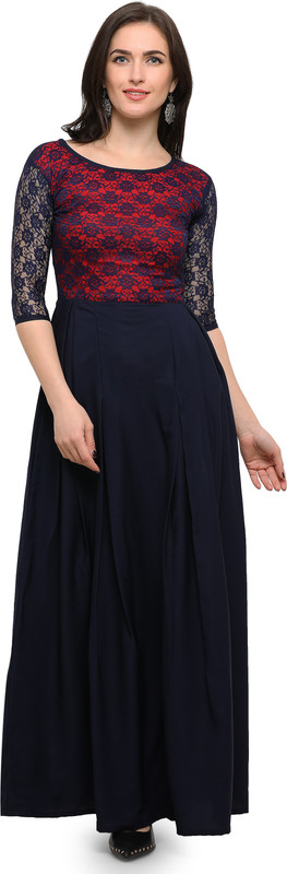 sbj collections Women Gown Multicolor Dress