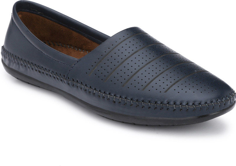 feet4life Loafers For Men(Blue)