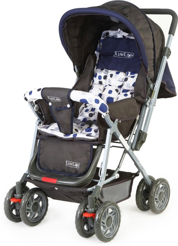 LuvLap Sunshine Baby Stroller Stroller(3, Navy Blue)