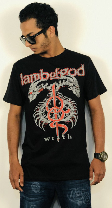 tzin Graphic Print, Washed Men Round Neck Black T-Shirt