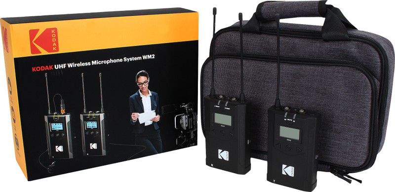 Kodak UHF Wireless Microphone System WM2 Camera Microphone