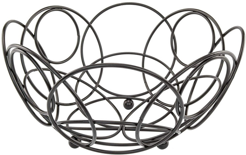 pinkparifashion Bronze Fruit & Vegetable Basket(Black)