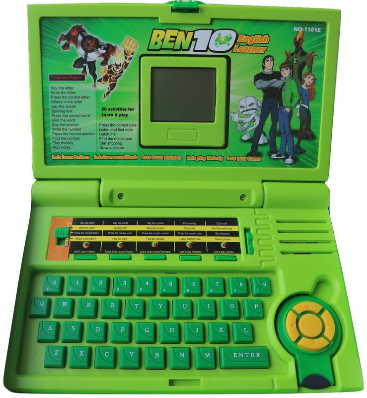 sahajanand enterprise English Learner Laptop for Kids 20 Activities (Green)(Green)