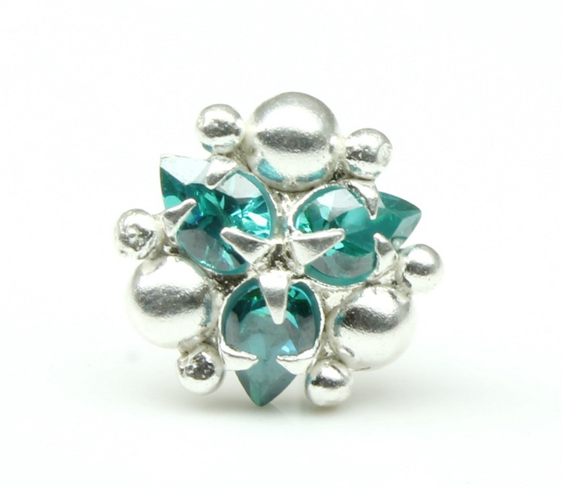 karizma jewels Sterling Silver Nose Stud