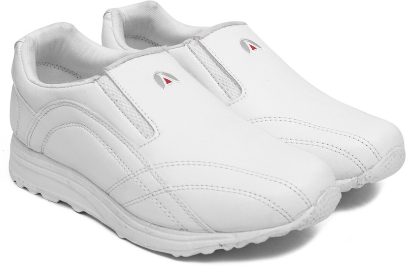 Asian Desire White School Shoes,Running Shoes,Walking Shoes,Formal Shoes Walking Shoes For Men(White)