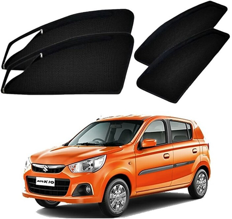 unik auto Side Window Sun Shade For Maruti Suzuki Alto K10(Black)