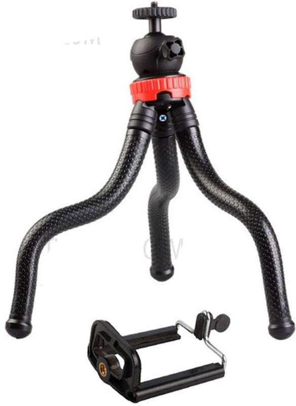 BUY SURETY High Quality MZ305 Portable Flexible Octopus Tripod Tripod(Black, Red, Supports Up to 1200 g)