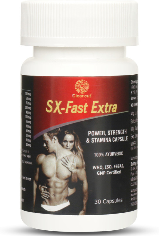 clearcut SX Fast Extra capsules for Stamina, strength & Power(30 No)