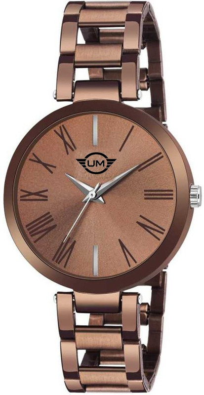 mu enterprise mu sales new watch bangle new brown shed colour launch new brown belt bangle watch for girls new one of m,arket launch by mu enterprise Analog Watch  - For Girls