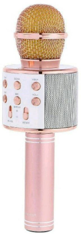 Easy Way Wireless Handheld Bluetooth Mic with Speaker Bluetooth Microphone Speaker(Multicolor)