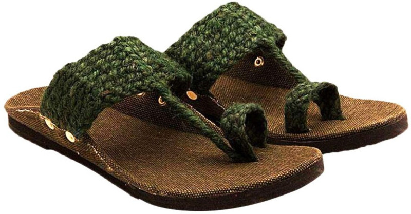 unique f zone Men Green Sandals