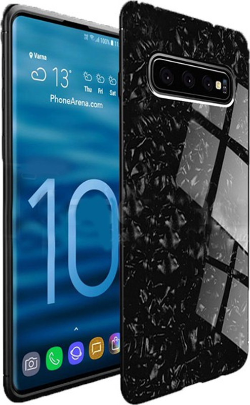 casemagnet Back Cover for Samsung Galaxy S10 Plus(Black, Hard Case)