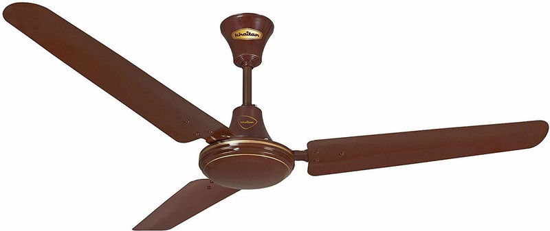 khaitan Smart Air 1200mm 68-Watt Ceiling Fan (Brown) 3 Blade Ceiling Fan(Brown, Pack of 1)
