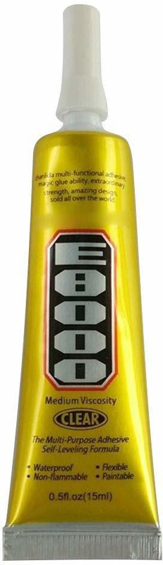 ECSTATIC Glue E8000 Clear Adhesive(50 ml)