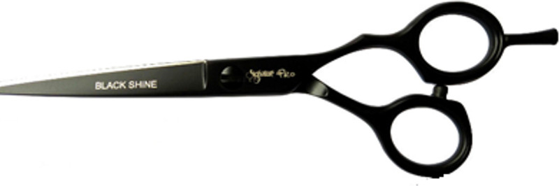 signature pro BLACK SHINE 6" PACK OF 2 Scissors(Set of 2, Black)