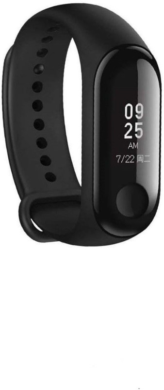 the mobile point M3 FITNESS SMART BAND(Black Strap, Size : FREE)