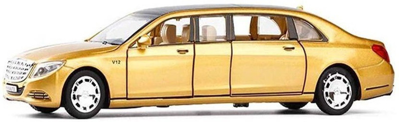 krisha mercesdes metal car(Gold)