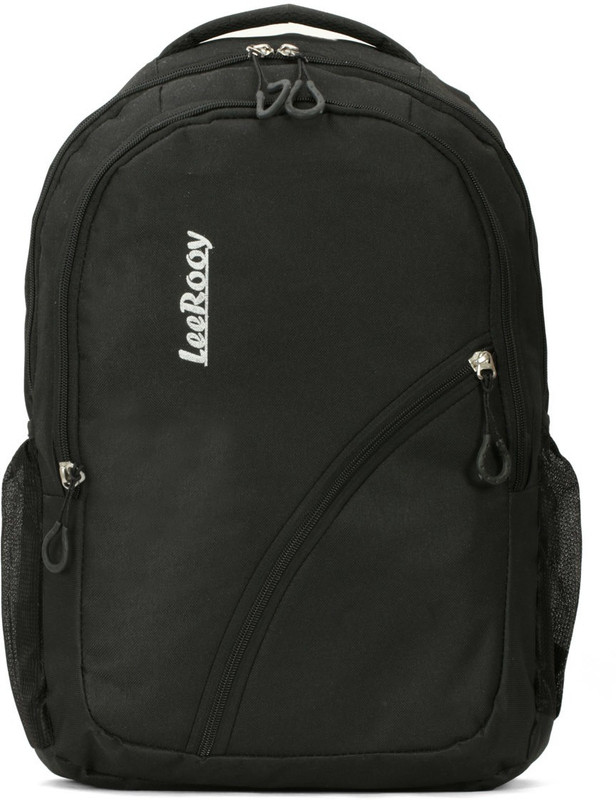 leerooy DESIGNER BLK 20 Laptop Backpack(Black)