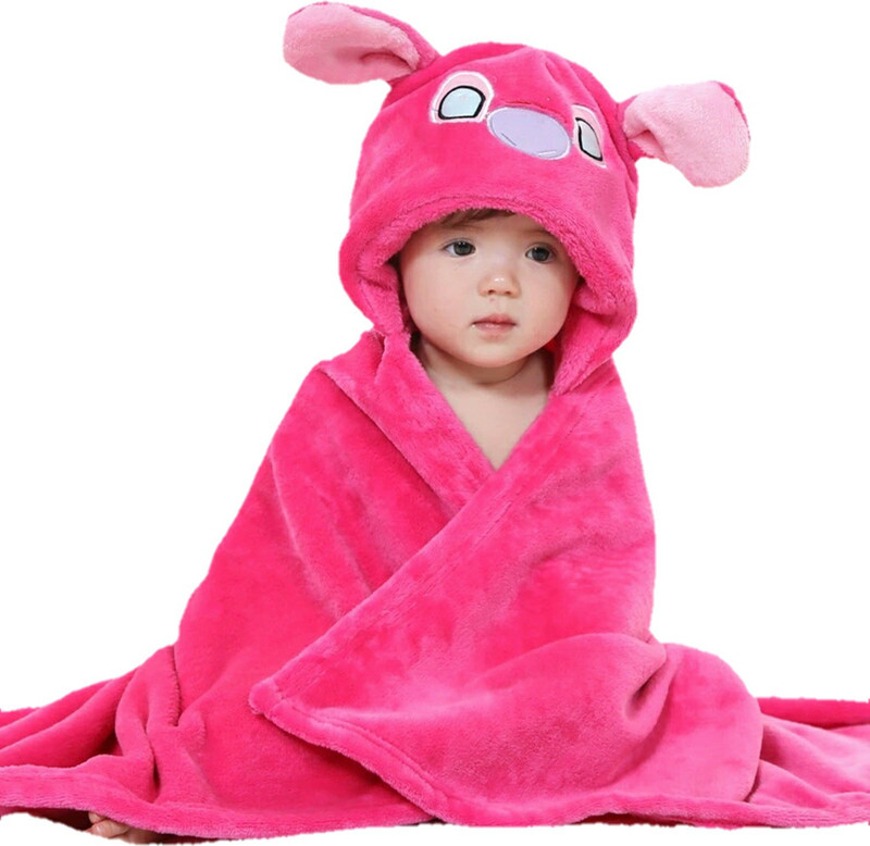 BRANDONN Embroidered Single AC Blanket for  AC Room(Poly Cotton, HOTPINK ANIMAL)