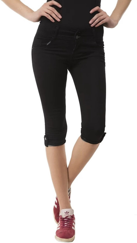 blue poison Auxilarian Women Denim Capri