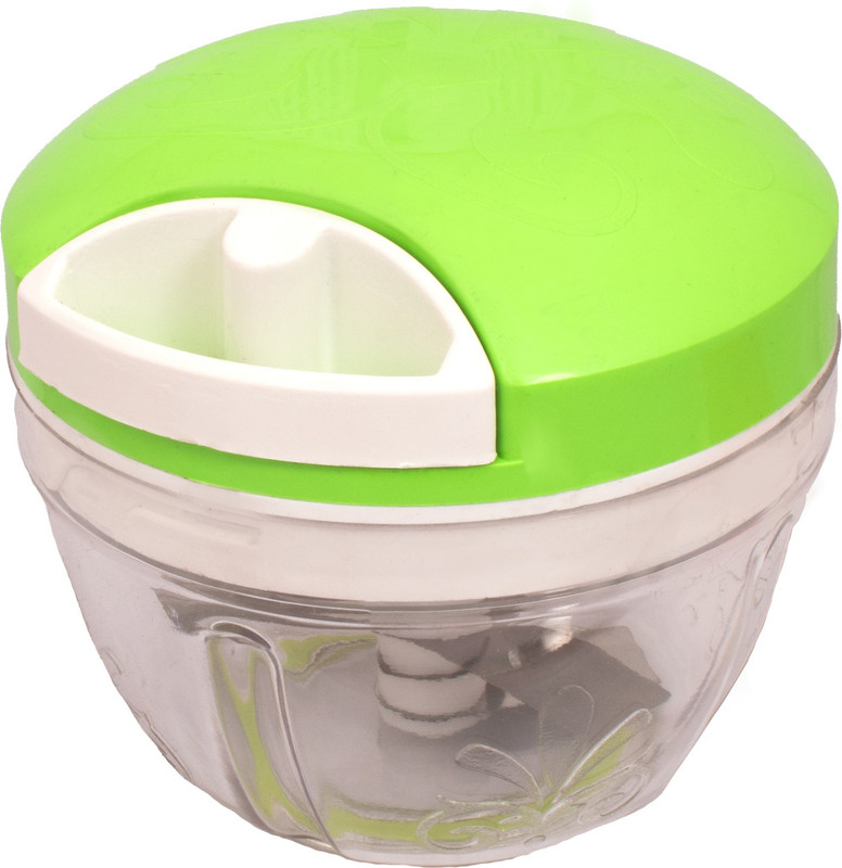 well grip Handy Chopper Green Color With Stainless Steel Blade Vegetable Chopper(1)