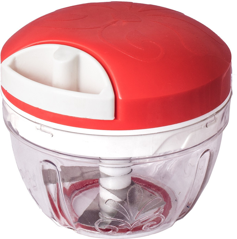 well grip Handy Chopper Red Color With Stainless Steel Blade Vegetable Chopper(1)