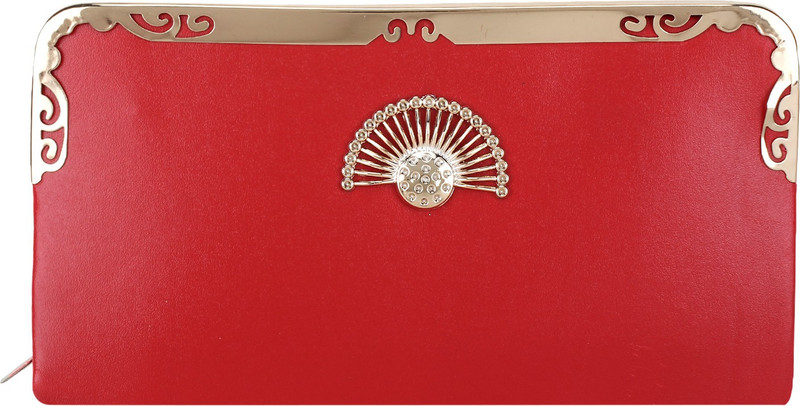 samy fashion Casual Red  Clutch
