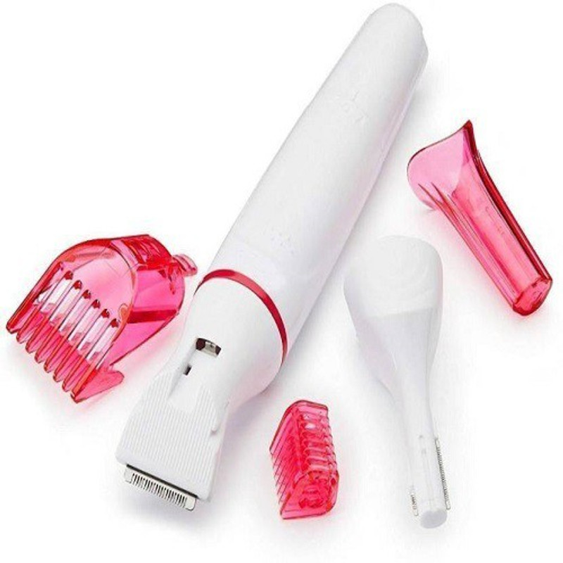 shoppingdoor Eyebrow/Bikini/Face/Body Hair/Removal/Machine Trimmer Cordless Trimmer for Women (White) Cordless Epilator(White, Pink)