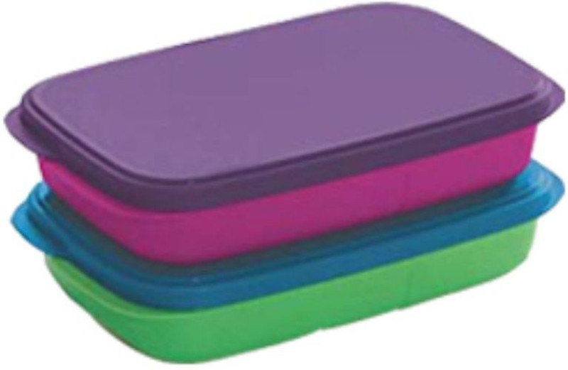 TUPPERWARE MY LUNCH NEW 4 Containers Polypropylene Office Lunch Box(590 ml)