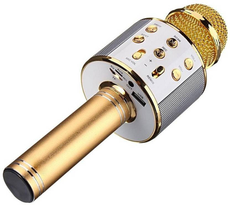 Easy Way Wireless Handheld Bluetooth Mic with Speaker (Bluetooth Speaker) Bluetooth Microphone Speaker(Multicolor)