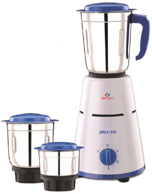 Bajaj B071HLYZJF Pluto 500 Mixer Grinder(Multicolor, 3 Jars)